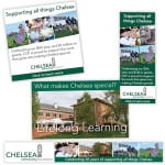 Chelsea Community Foundation digital and print advertising